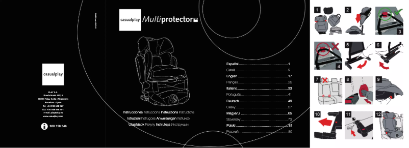 Image de la première page du manuel de l'appareil Multiprotector Fix
