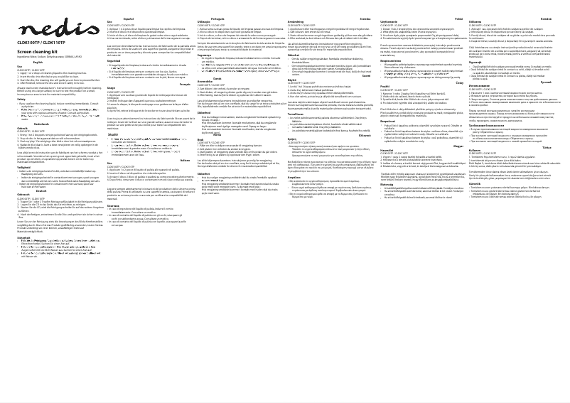 Image de la première page du manuel de l'appareil CLDK100TP