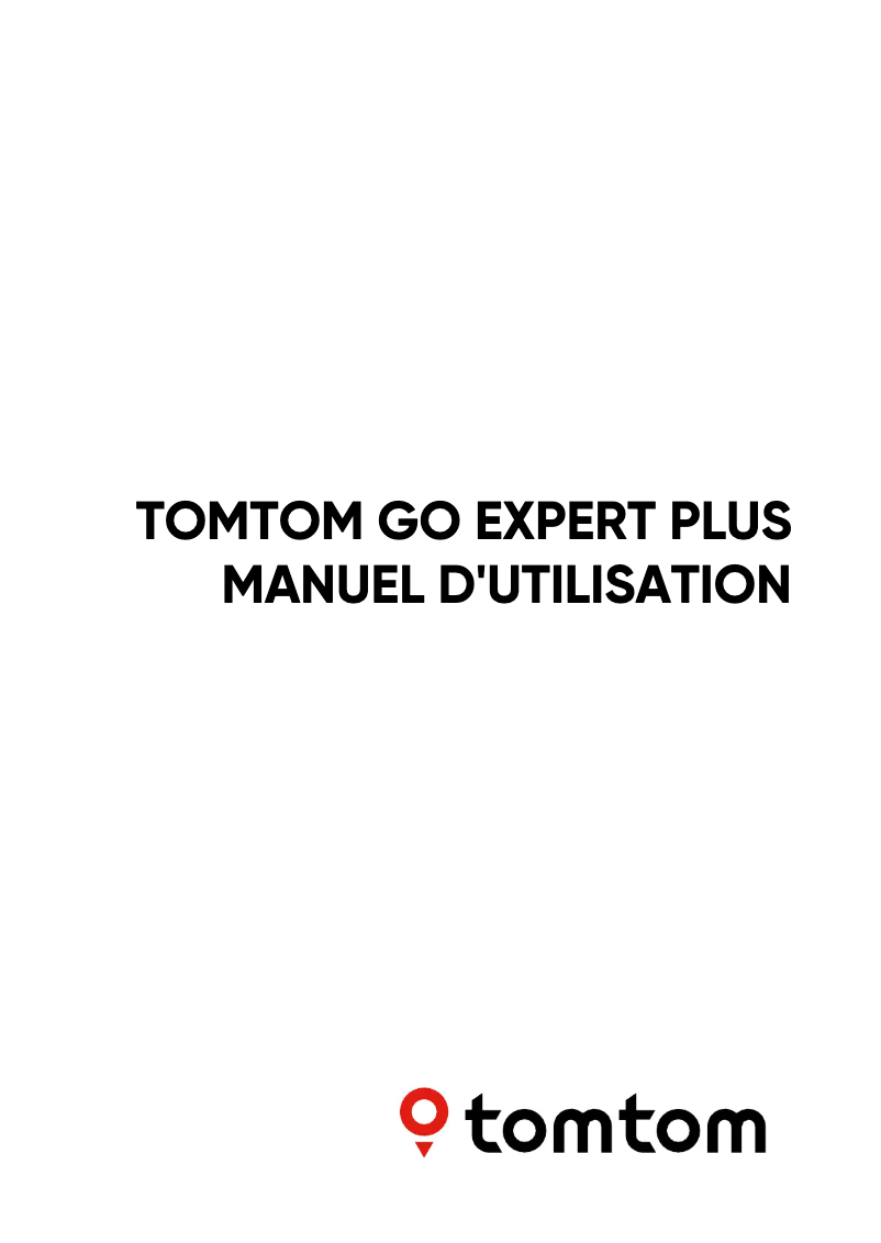 Page n°1 - Manuel utilisateur TomTom GO Expert Plus
