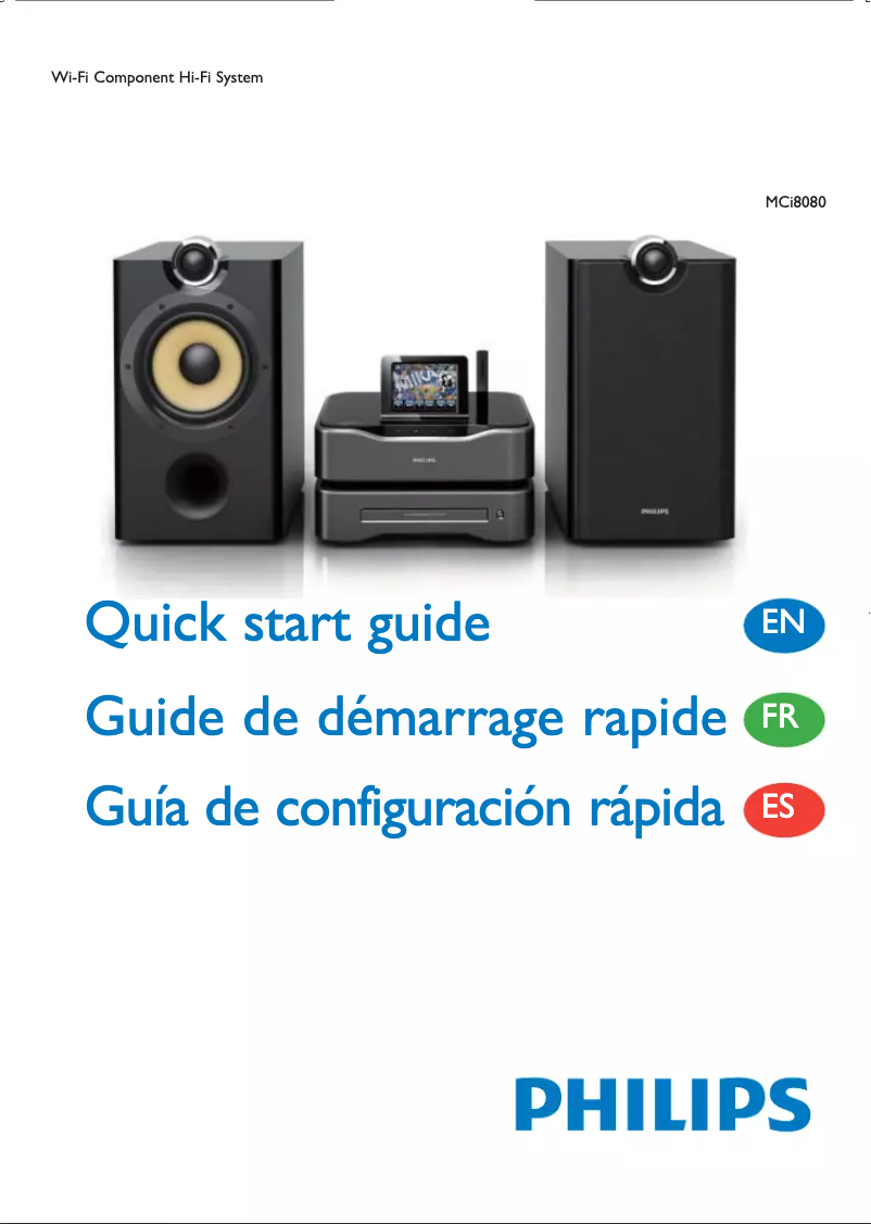 First page image of the manual for Streamium MCI8080
