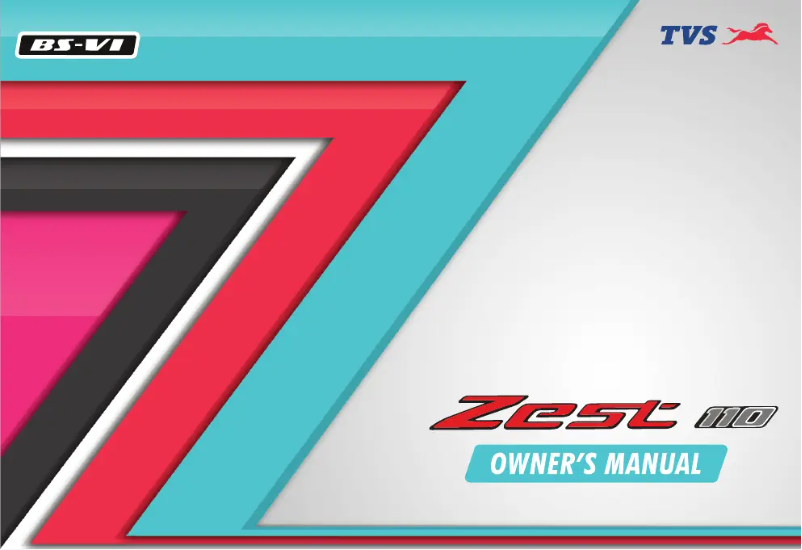 Page 1 de la notice Manuel utilisateur TVS Zest