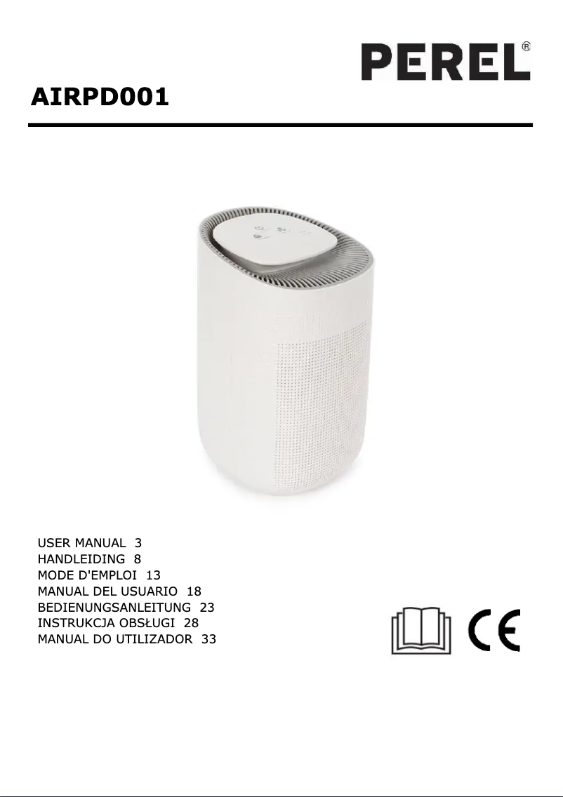 Image de la première page du manuel de l'appareil AIRPD001