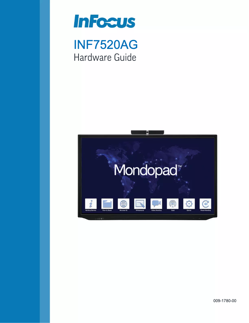 Page 1 de la notice Manuel utilisateur InFocus Mondopad INF7520AG