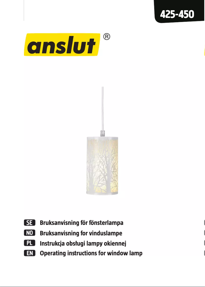 Image de la première page du manuel de l'appareil 425-450