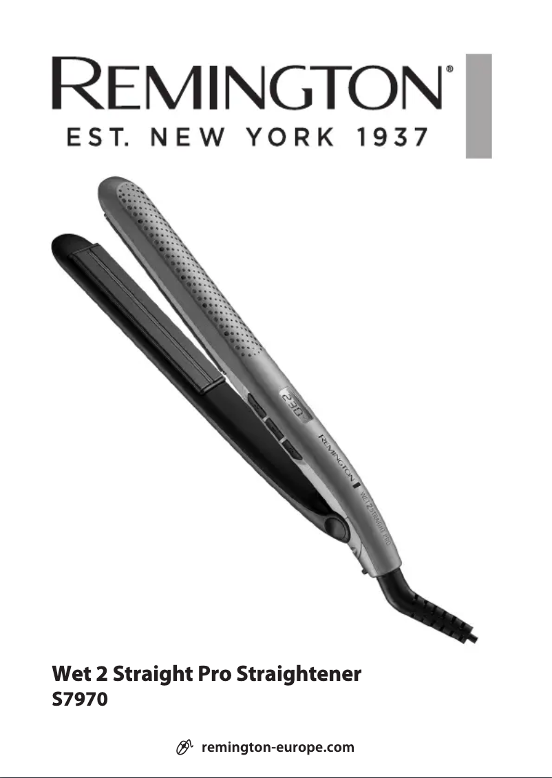 Page 1 de la notice Manuel utilisateur Remington Wet 2 Pro S7970