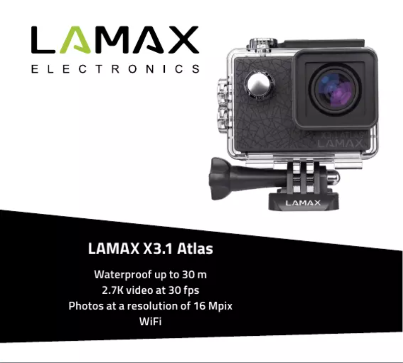Page n°1 - Manuel utilisateur Lamax X3.1 Atlas
