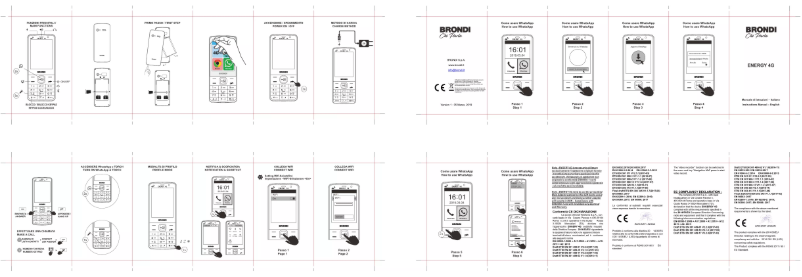 Page n°1 - Manuel utilisateur Brondi Energy 4G