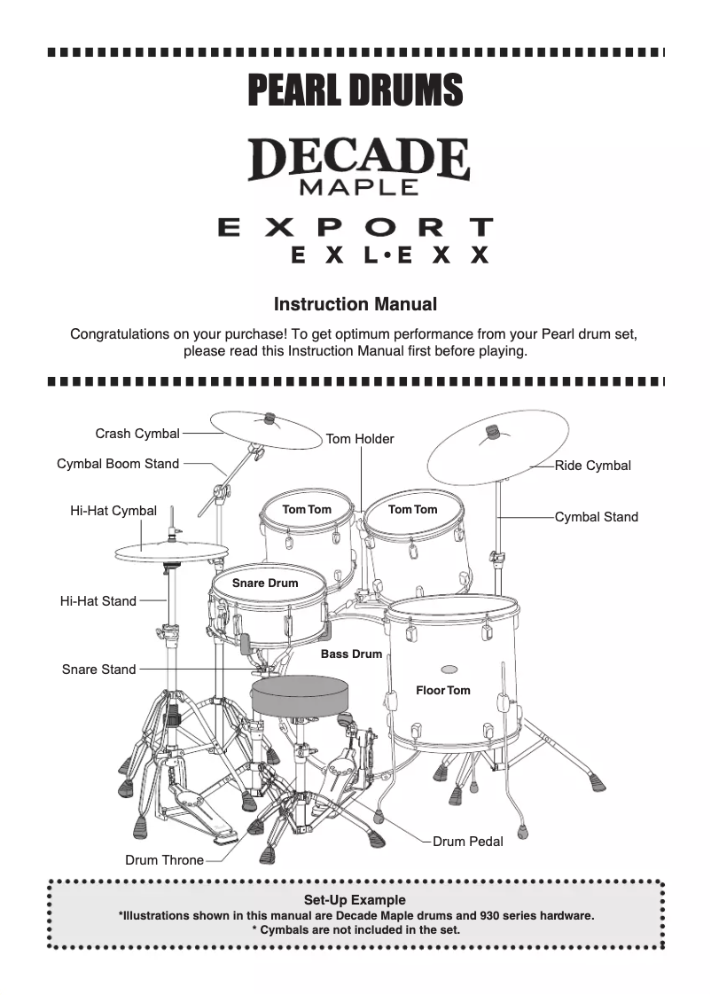 Image de la première page du manuel de l'appareil Decade Maple Satin