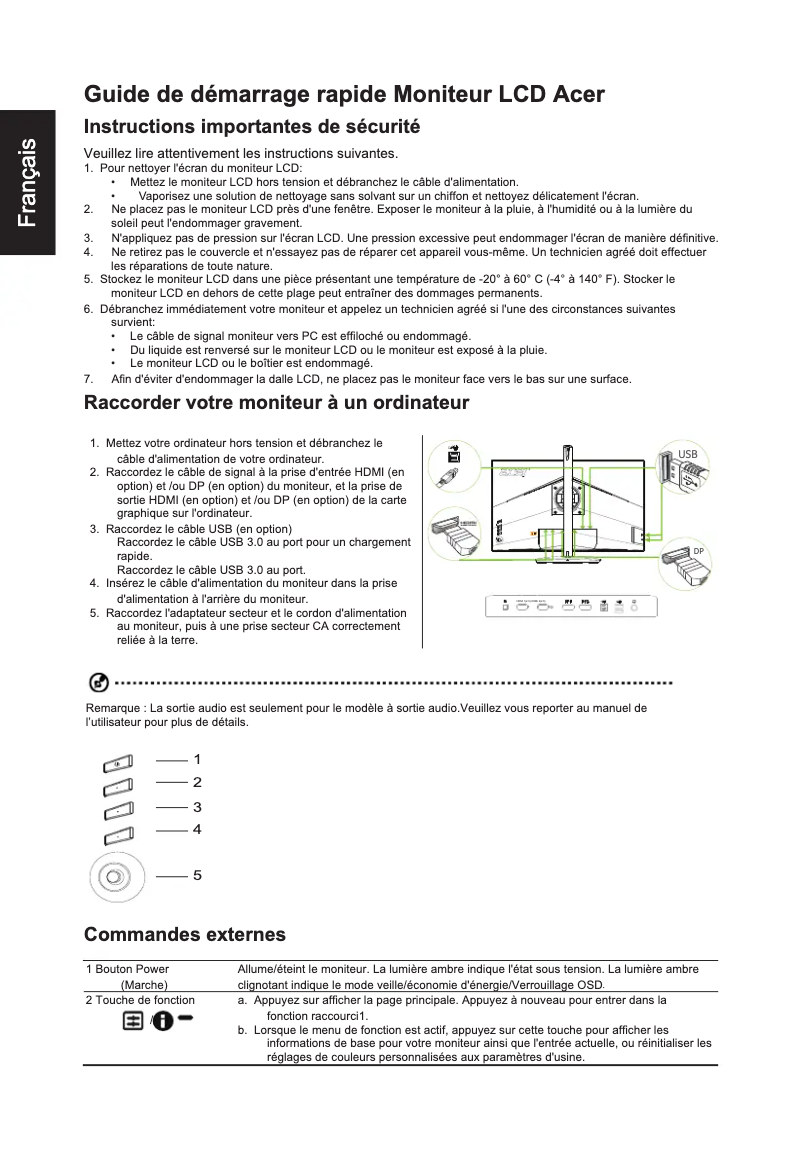 Página 1 del manual Manual de usuario Acer ConceptD CP3271KP