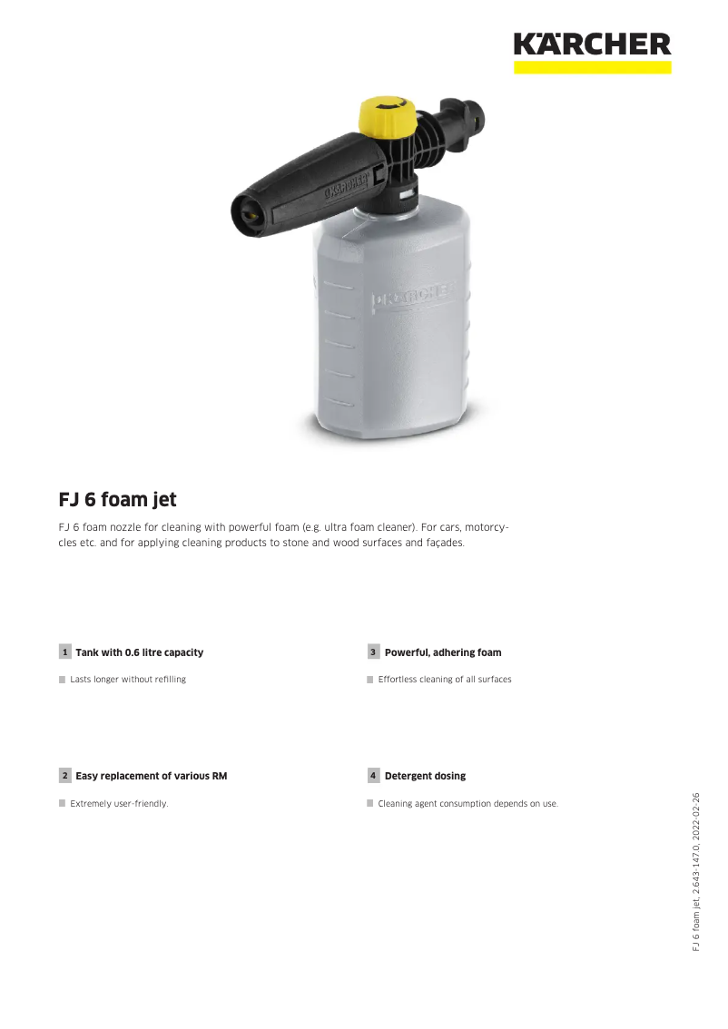 Imagen de la primera página del manual del dispositivo FJ 6