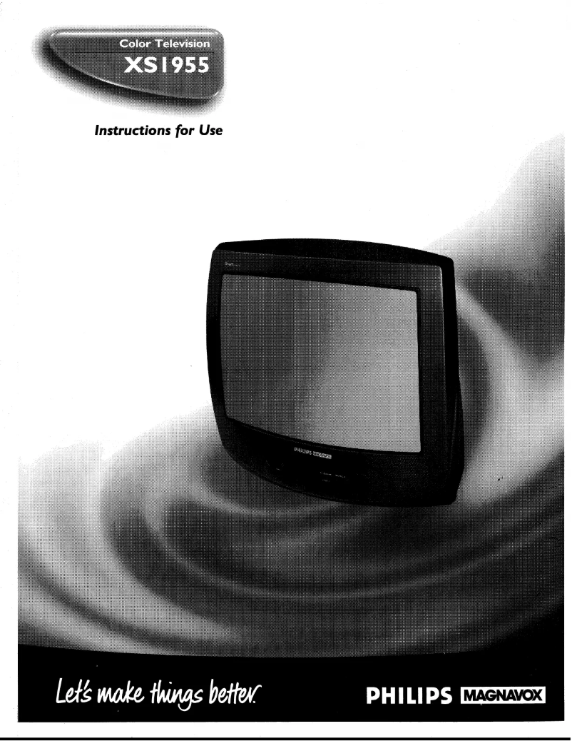 Image de la première page du manuel de l'appareil XS1955