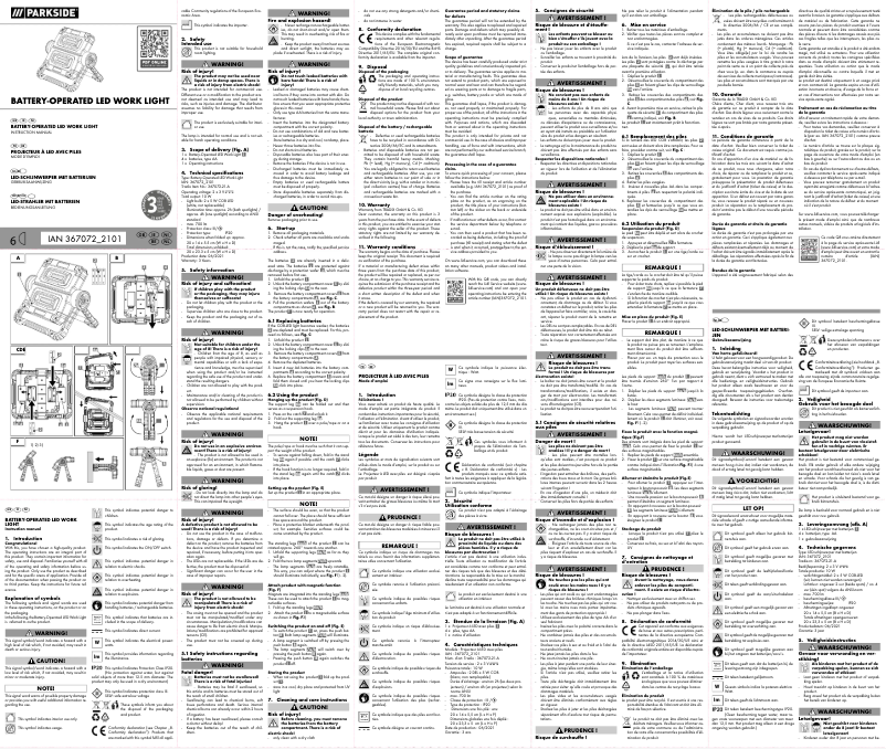 Image de la première page du manuel de l'appareil IAN 367072