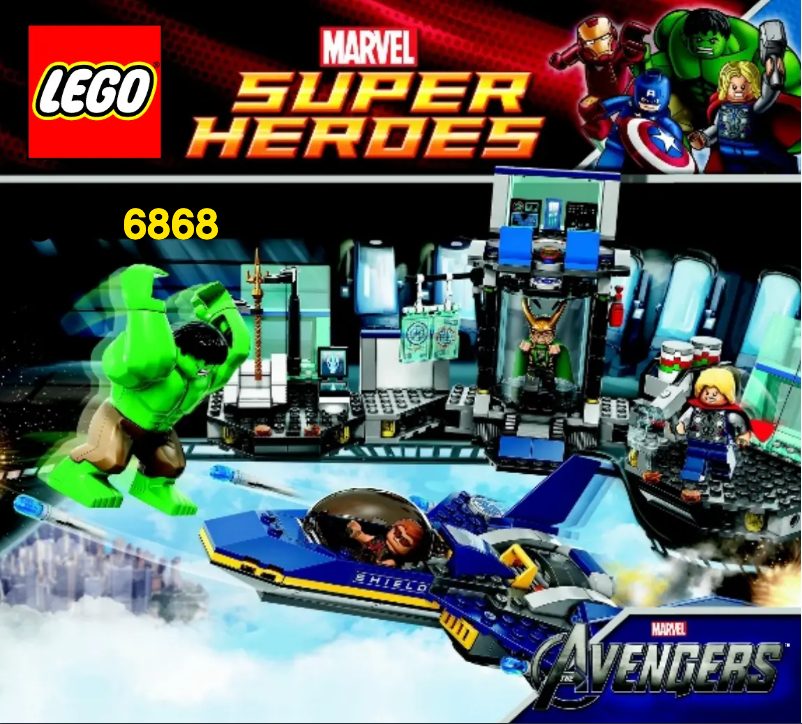 Page 1 de la notice Manuel utilisateur Lego Super Heroes 6868