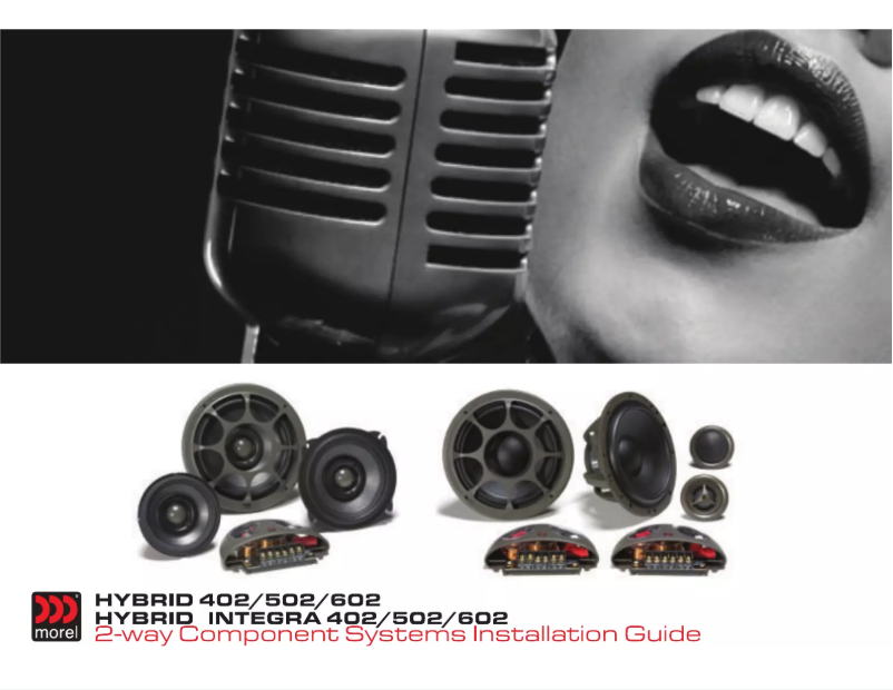 Page n°1 - Manuel utilisateur Morel Hybrid Integra 402