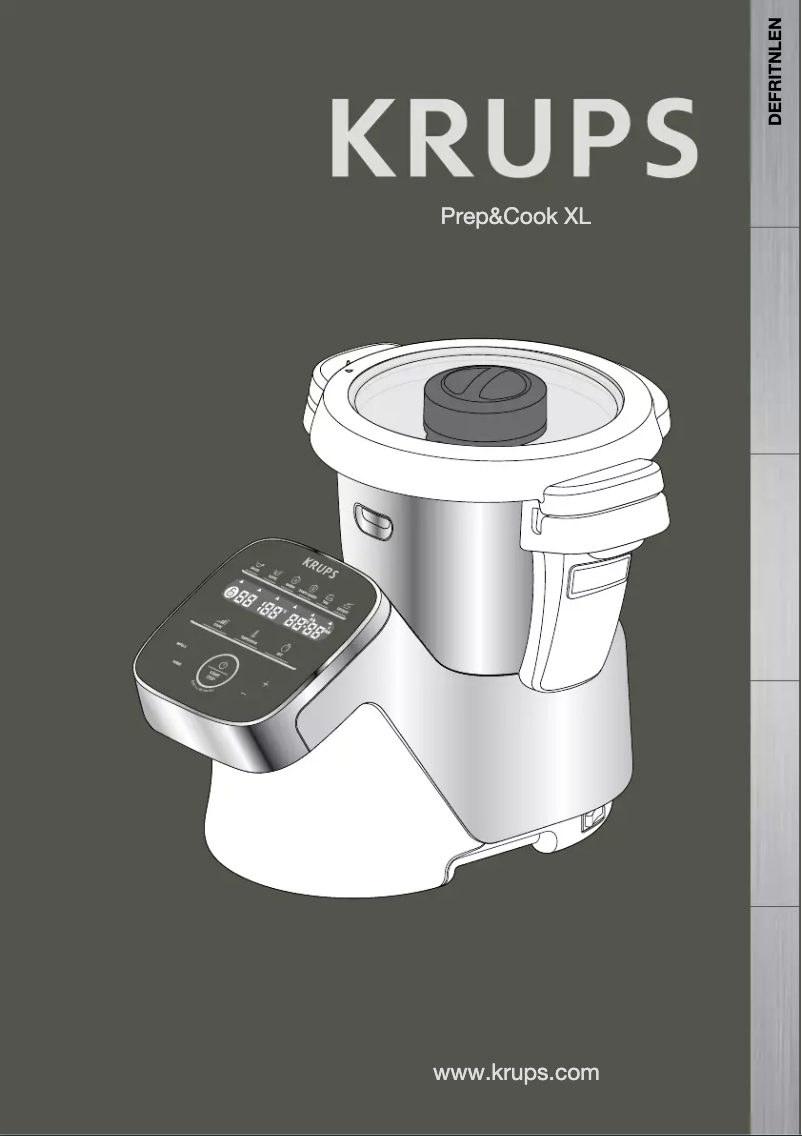 Image de la première page du manuel de l'appareil Prep&Cook XL HP50A815