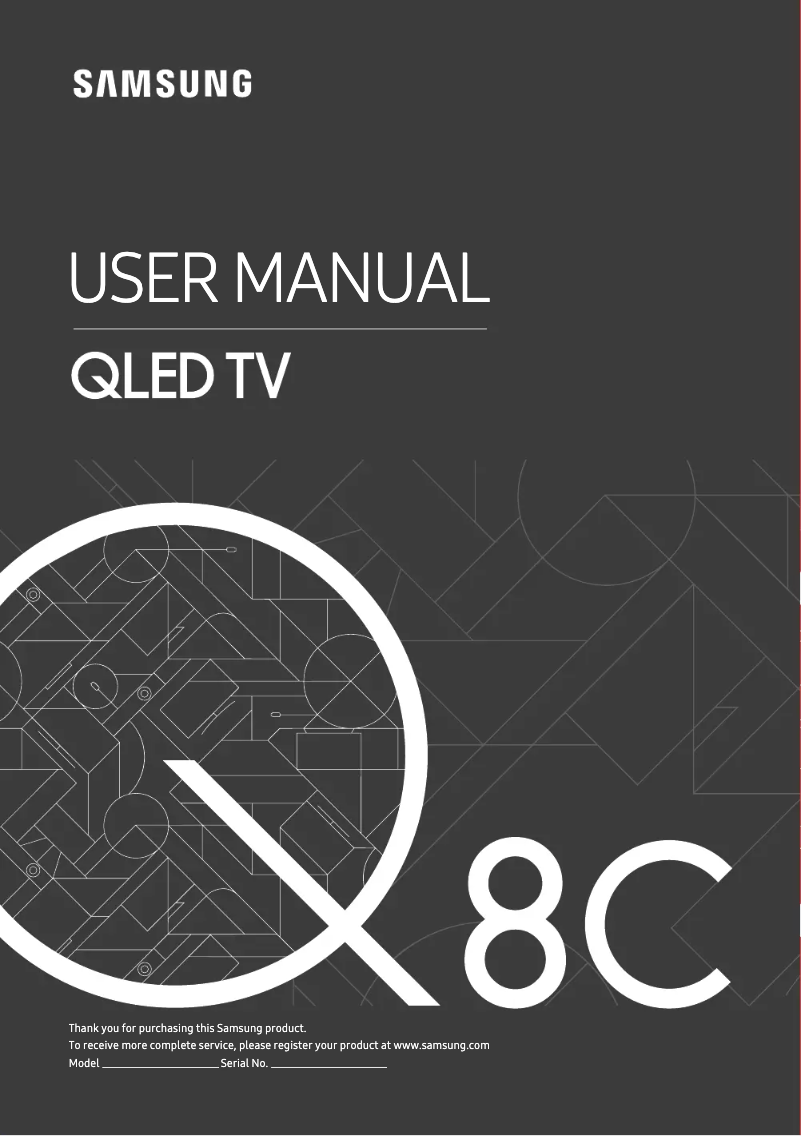 Page n°1 - Manuel utilisateur Samsung GQ65Q8CNGT