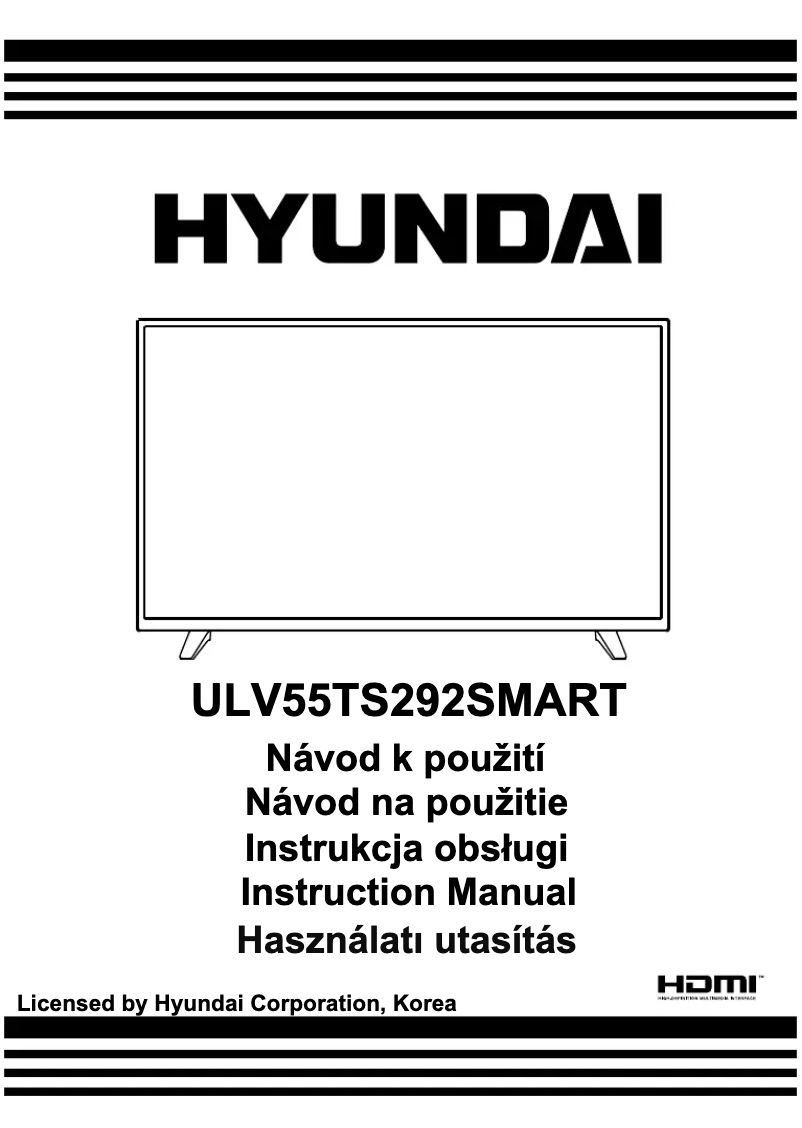 Image de la première page du manuel de l'appareil ULV55TS292SMART