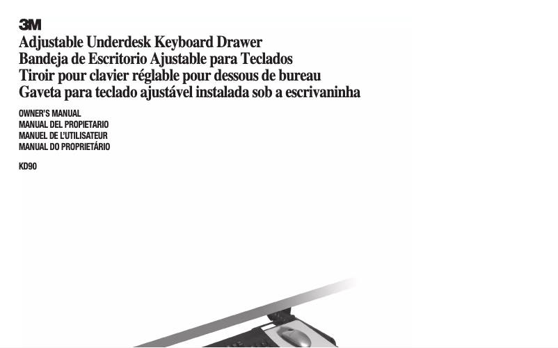 Page n°1 - Manuel utilisateur 3M KD90