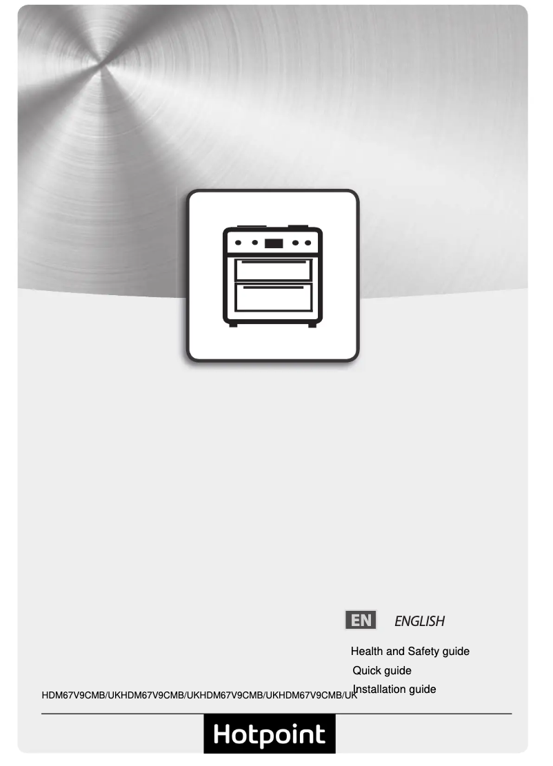 Page 1 of the manual User Manual Hotpoint HDM67V9CMB/UK