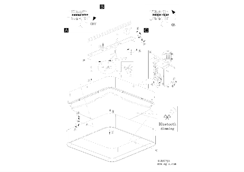Page 1 de la notice Manuel utilisateur Eglo Piove-C