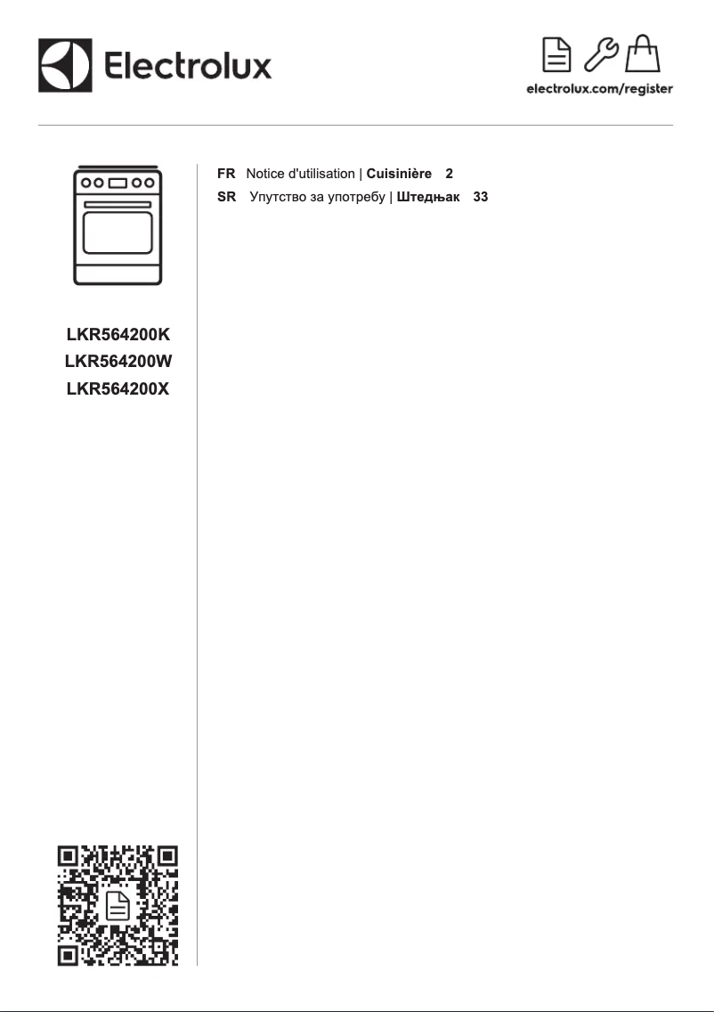 Page n°1 - Fiche technique Electrolux LKR564200X