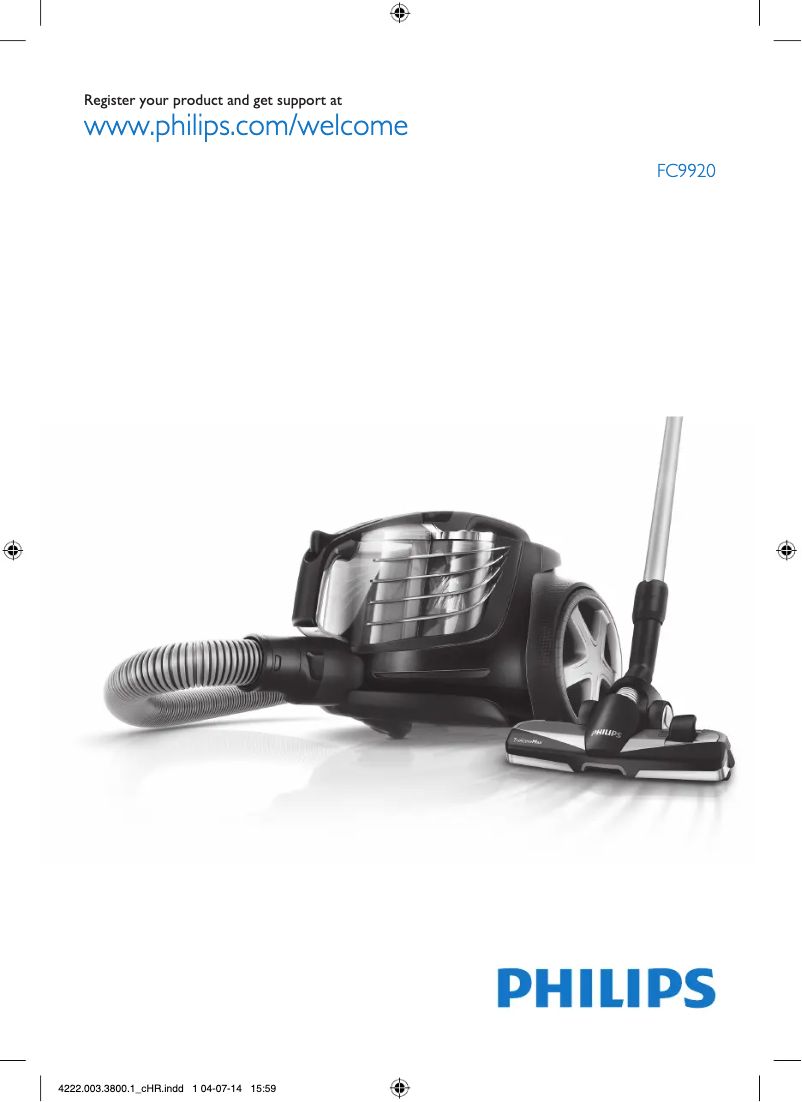 Página 1 del manual Manual de usuario Philips PowerPro Ultimate FC9920