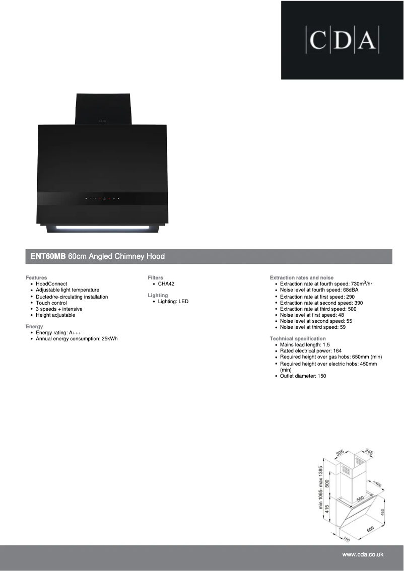 Image de la première page du manuel de l'appareil ENT60MB
