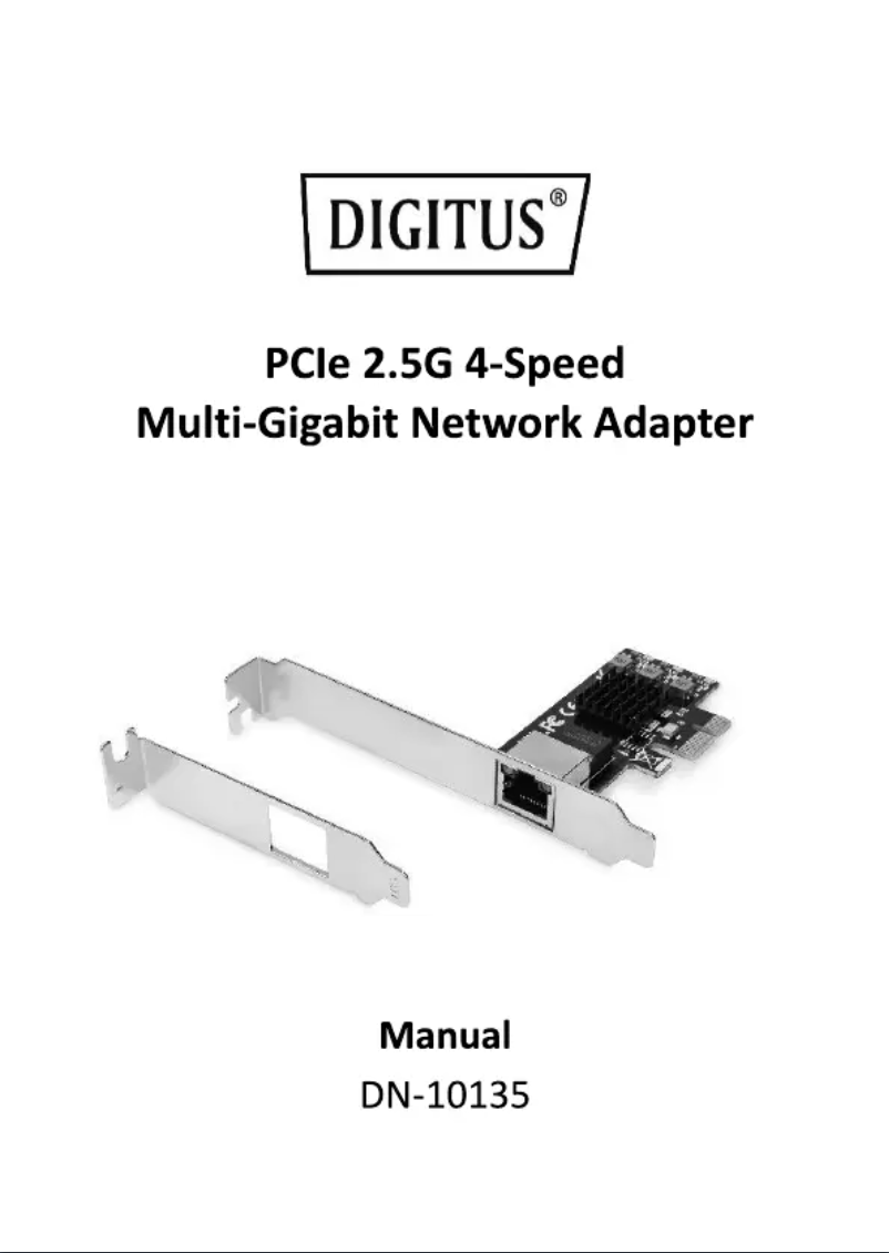 Page n°1 - Manuel utilisateur Digitus DN-10135