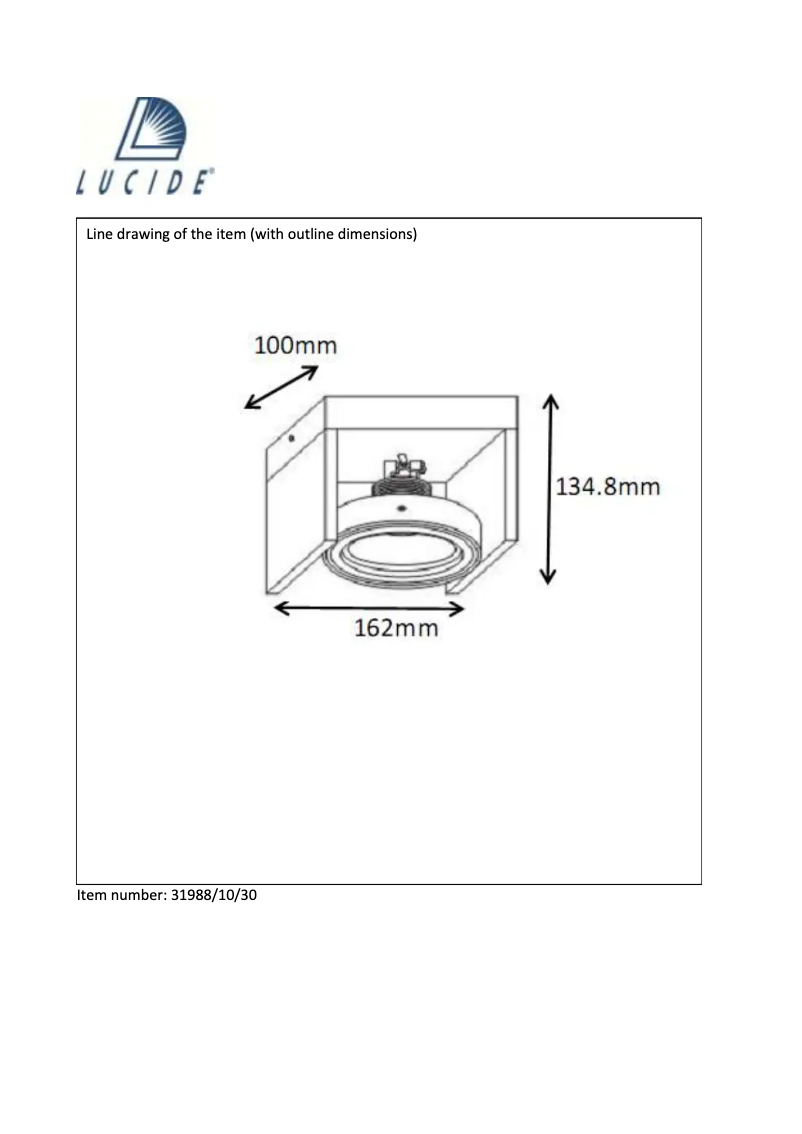 Page n°1 - Manuel utilisateur Lucide Zett