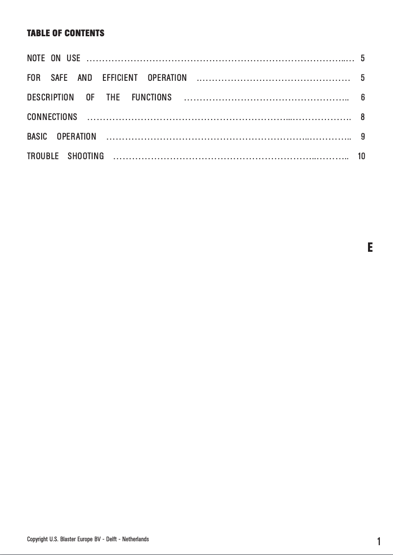 Página 1 del manual Manual de usuario US Blaster USB 7303