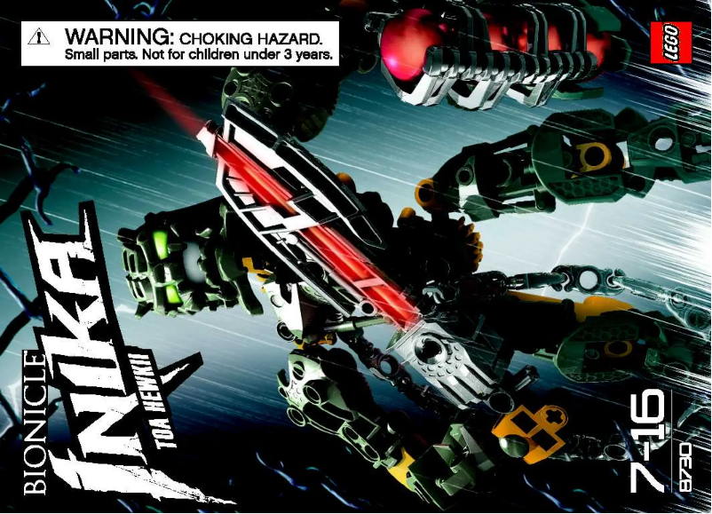 Page 1 of the manual User Manual Lego Toa Hewkii
