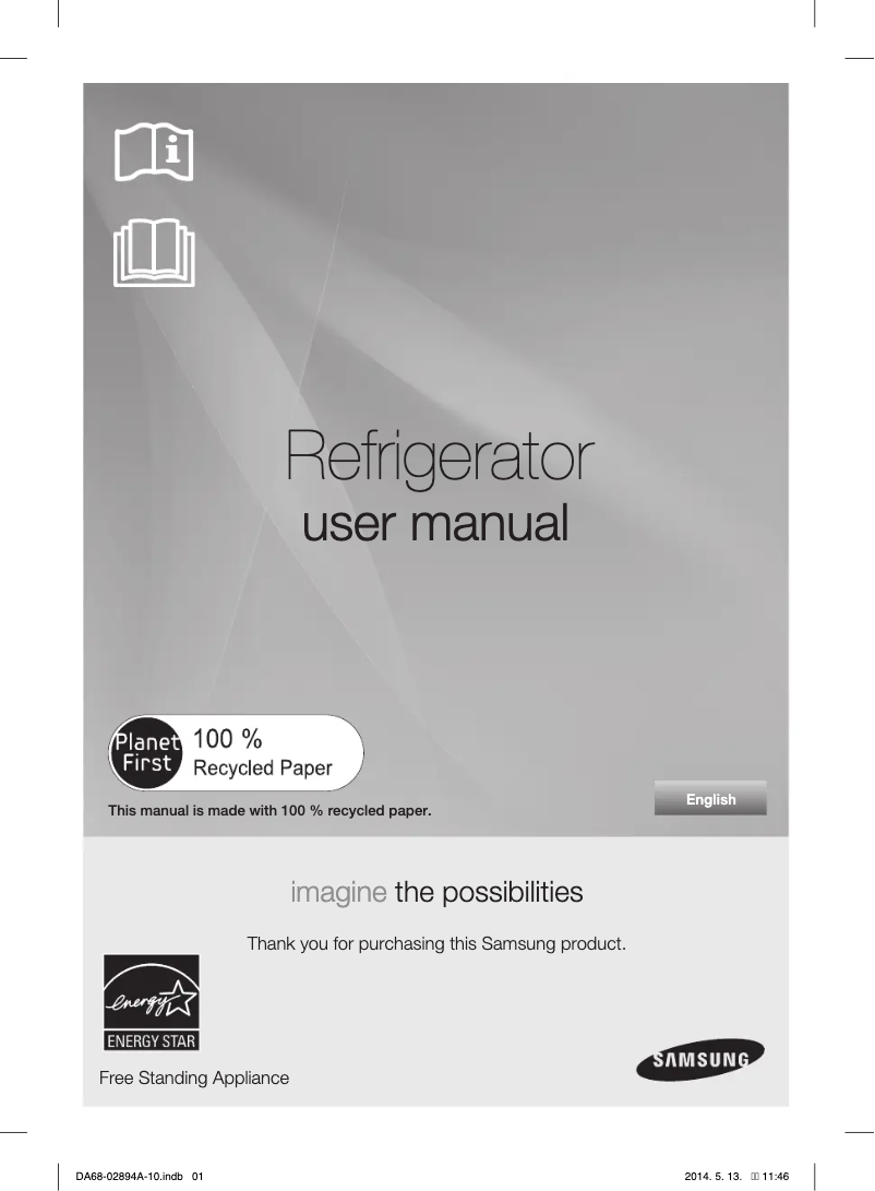Image de la première page du manuel de l'appareil RF31FMEDBWW