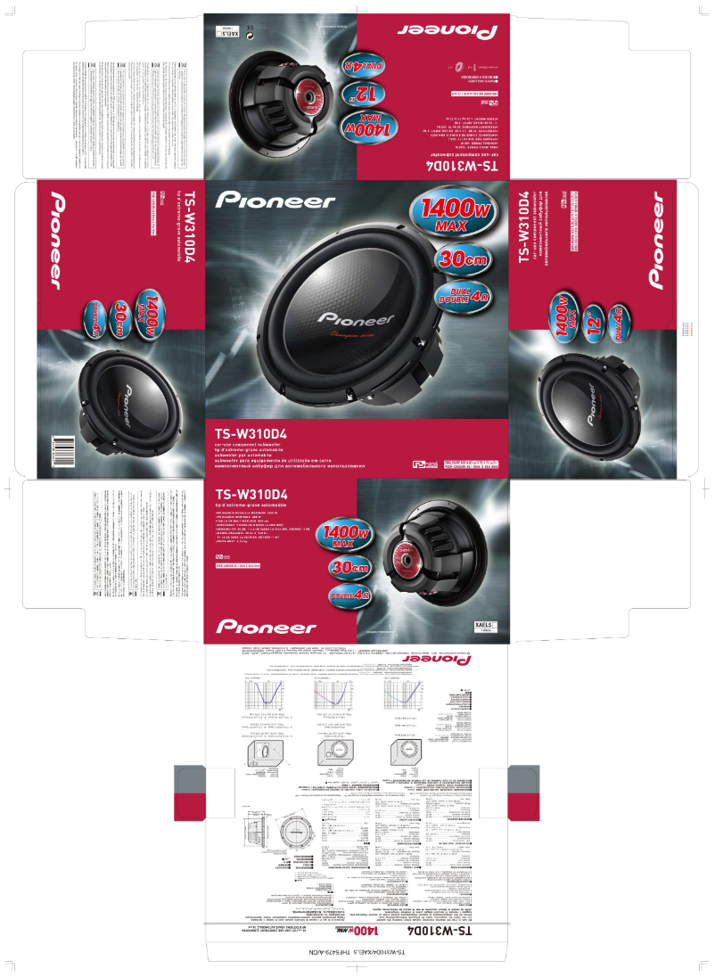 Page n°1 - Manuel utilisateur Pioneer TS-W310D4