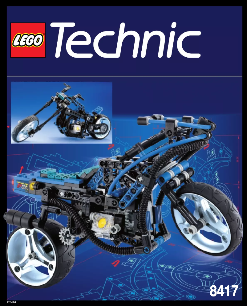 Page n°1 - Manuel utilisateur Lego Technic 8417