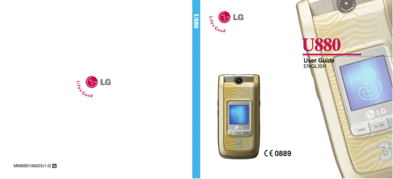 Page 1 de la notice Manuel utilisateur LG U880