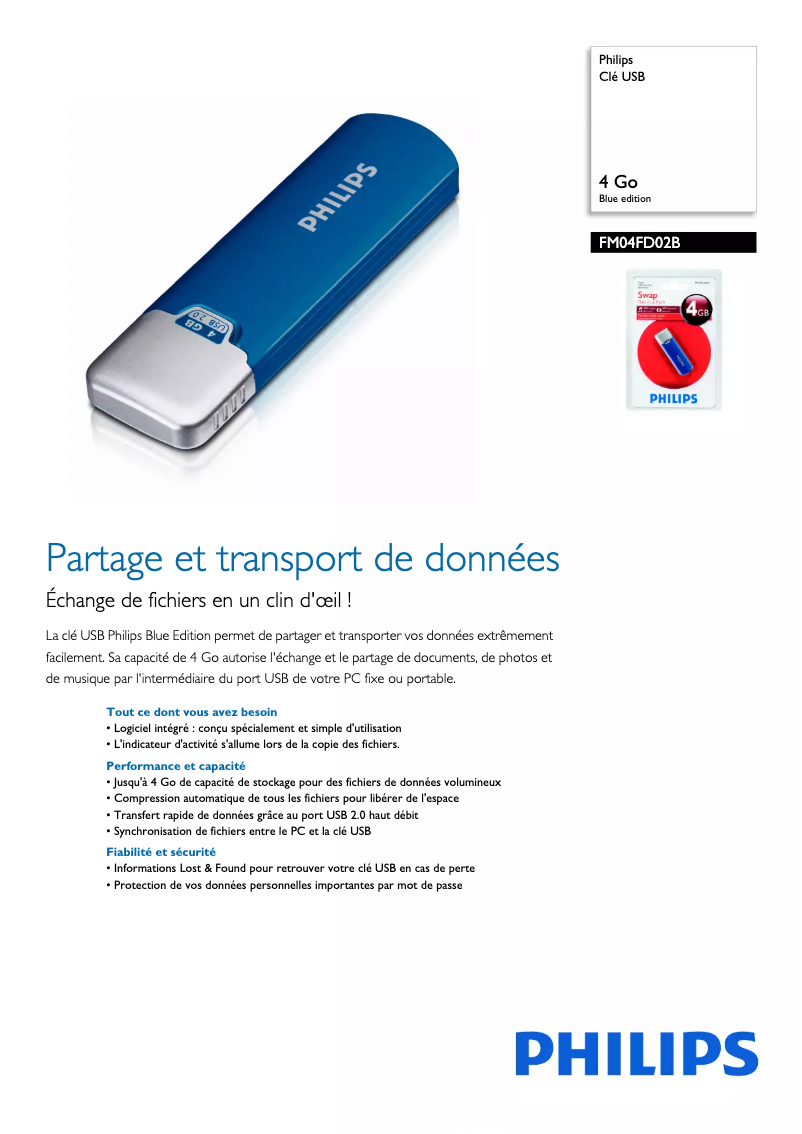 Image de la première page du manuel de l'appareil FM04FD02B