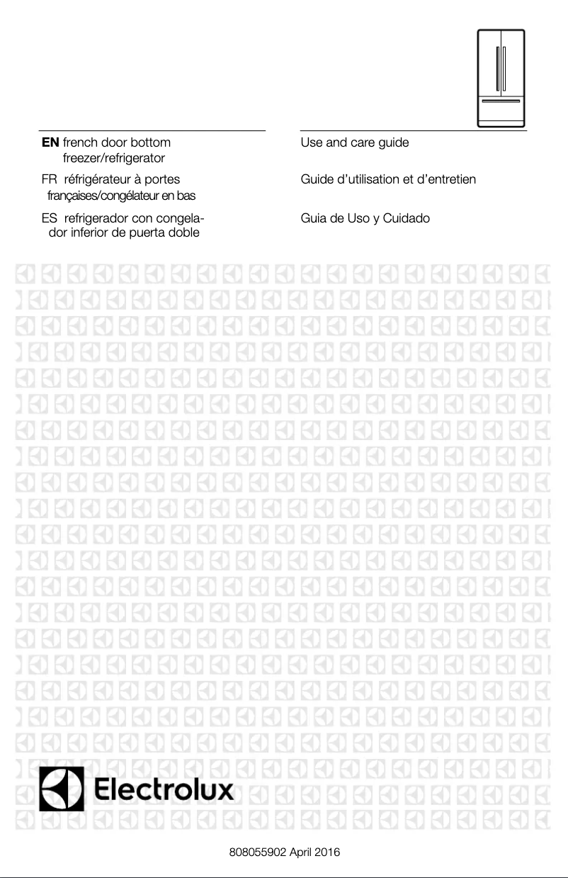 Page 1 de la notice Manuel utilisateur Electrolux EI28BS80KS