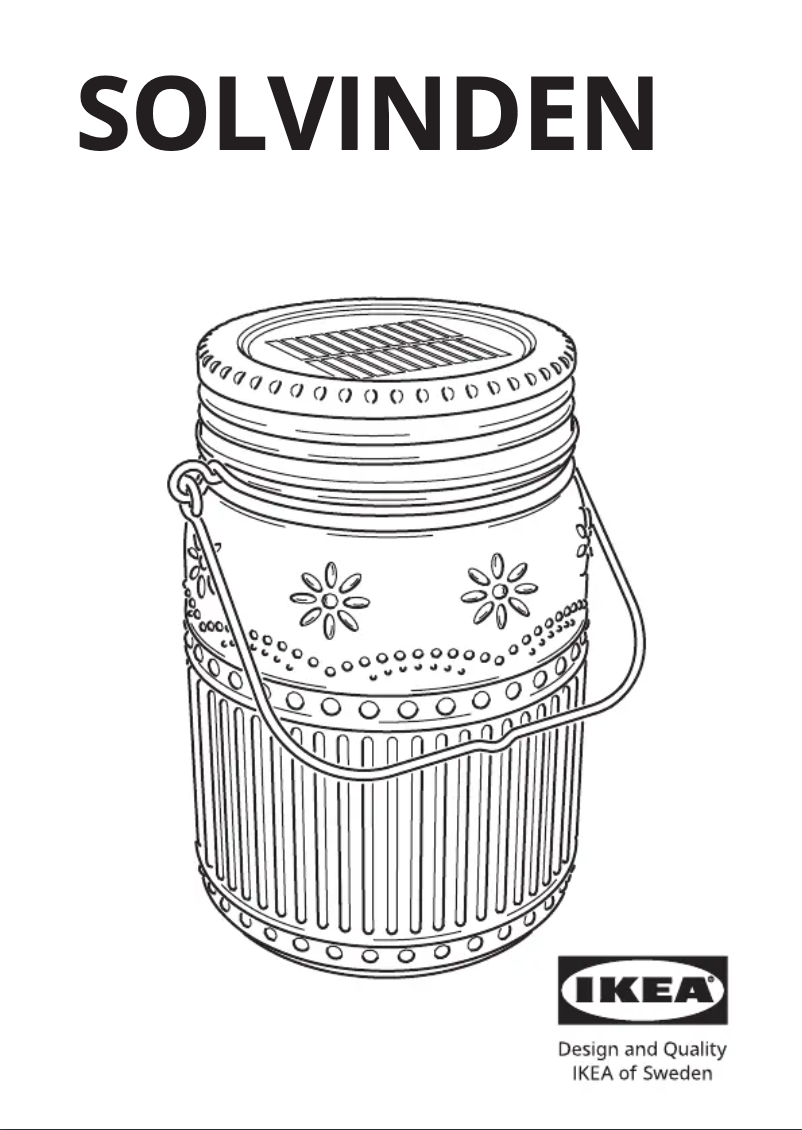 Imagen de la primera página del manual del dispositivo SOLVINDEN 205.145.98