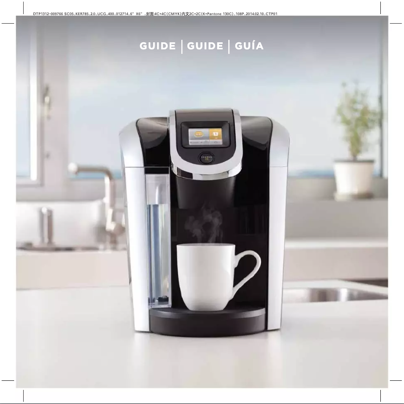 Page n°1 - Manuel utilisateur Keurig K-Cup 2.0 Brewer K450