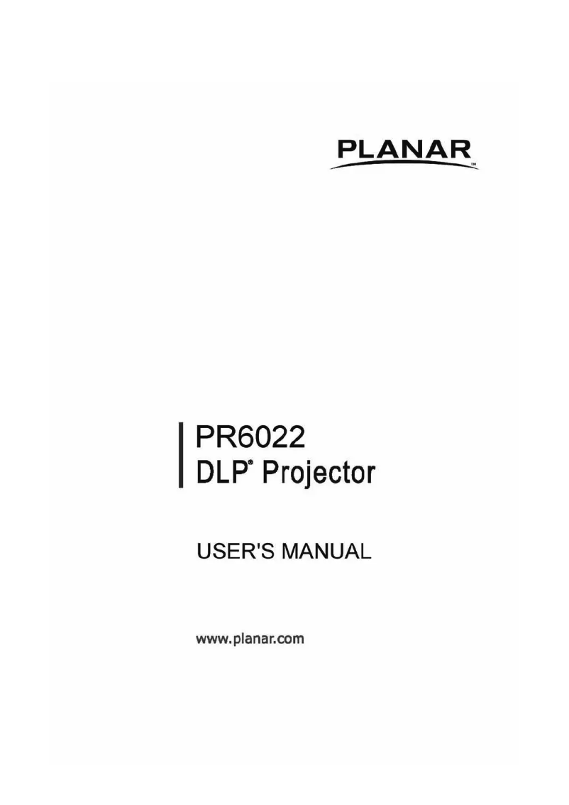 Image de la première page du manuel de l'appareil PR6022