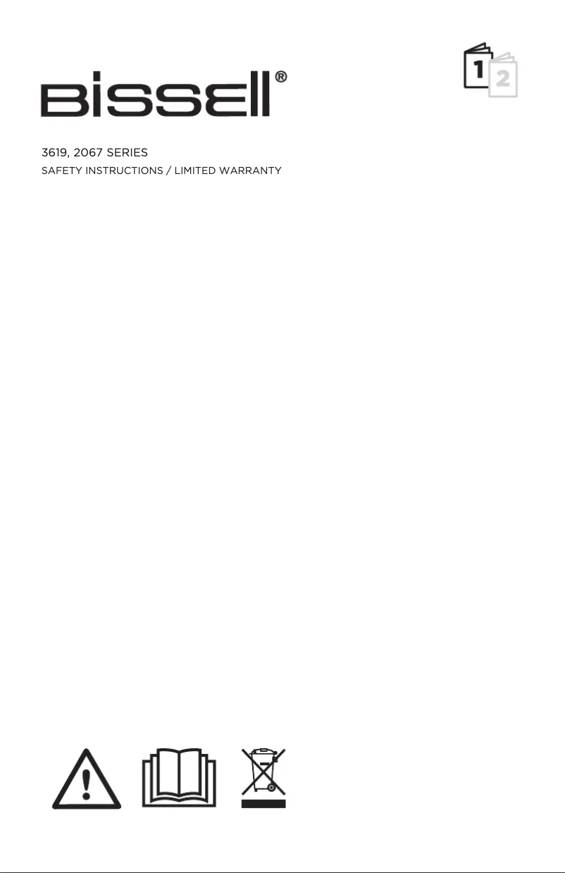 Página 1 del manual Instrucciones / montaje Bissell SpotClean StainLift