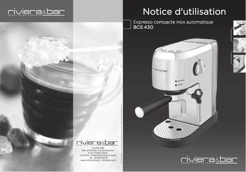 Página 1 del manual Manual de usuario Riviera & Bar BCE430