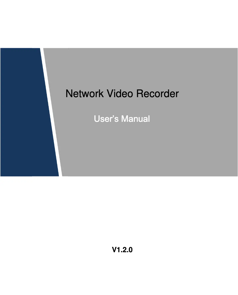 Page n°1 - Mode d'emploi Dahua Technology EZ-IP NVR1B04HC-4P/E