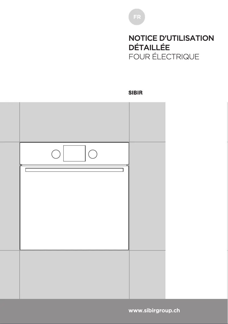 Page 1 de la notice Manuel utilisateur SIBIR EB 6310 E