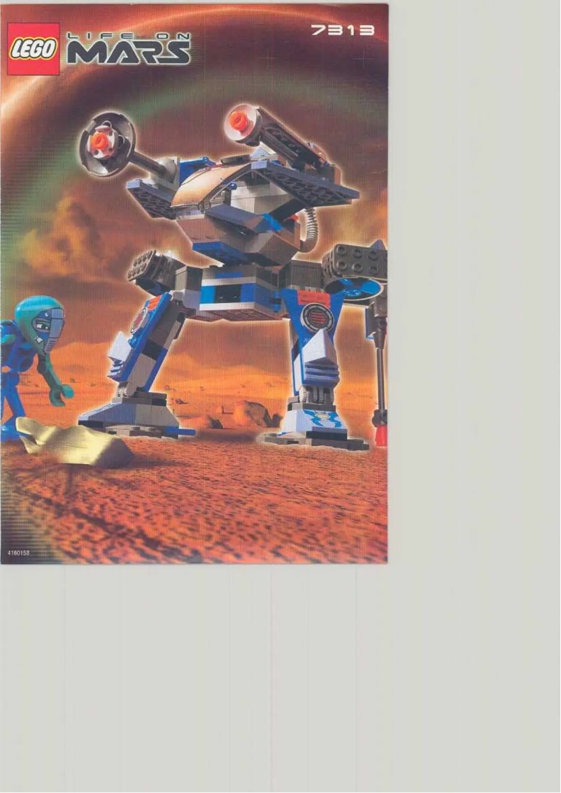 Page 1 de la notice Manuel utilisateur Lego Red Planet Protector