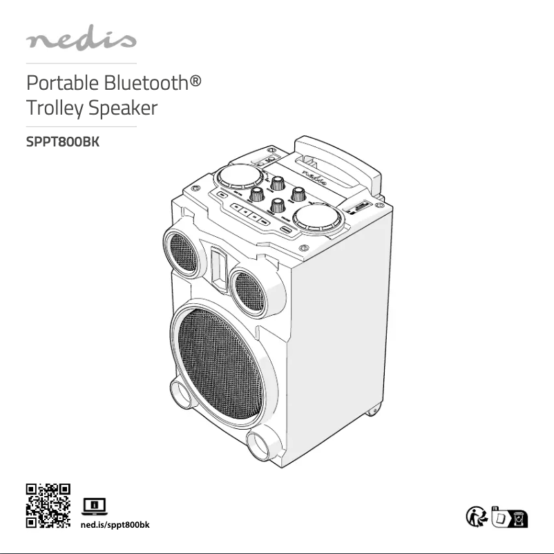 Page 1 de la notice Manuel utilisateur Nedis SPPT800BK
