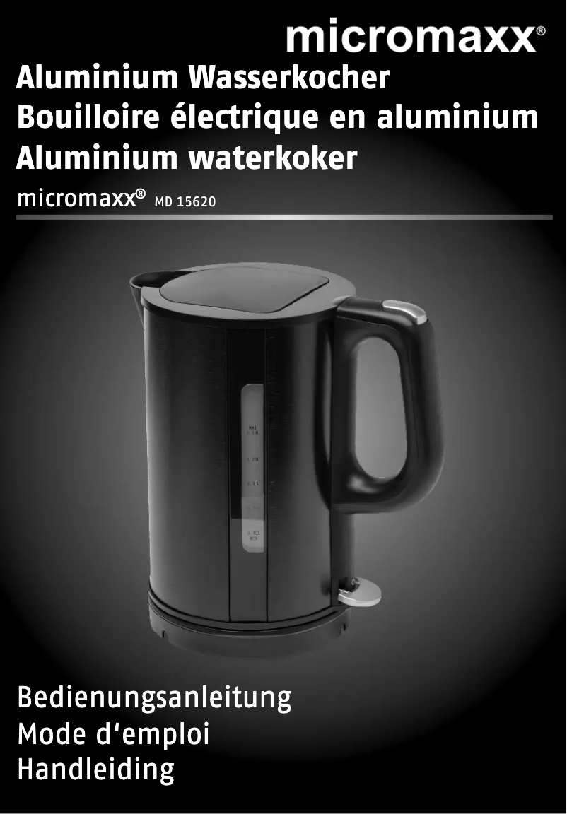 Image de la première page du manuel de l'appareil MD 15620
