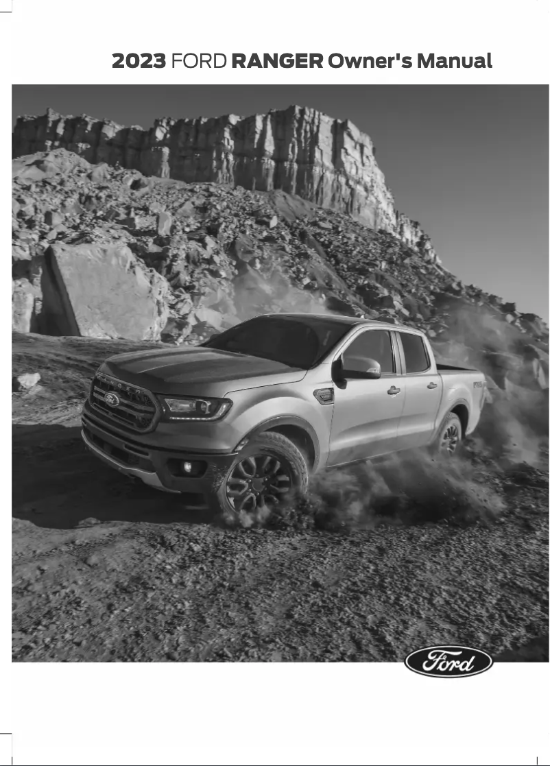 Page 1 de la notice Manuel utilisateur Ford Ranger (2023)
