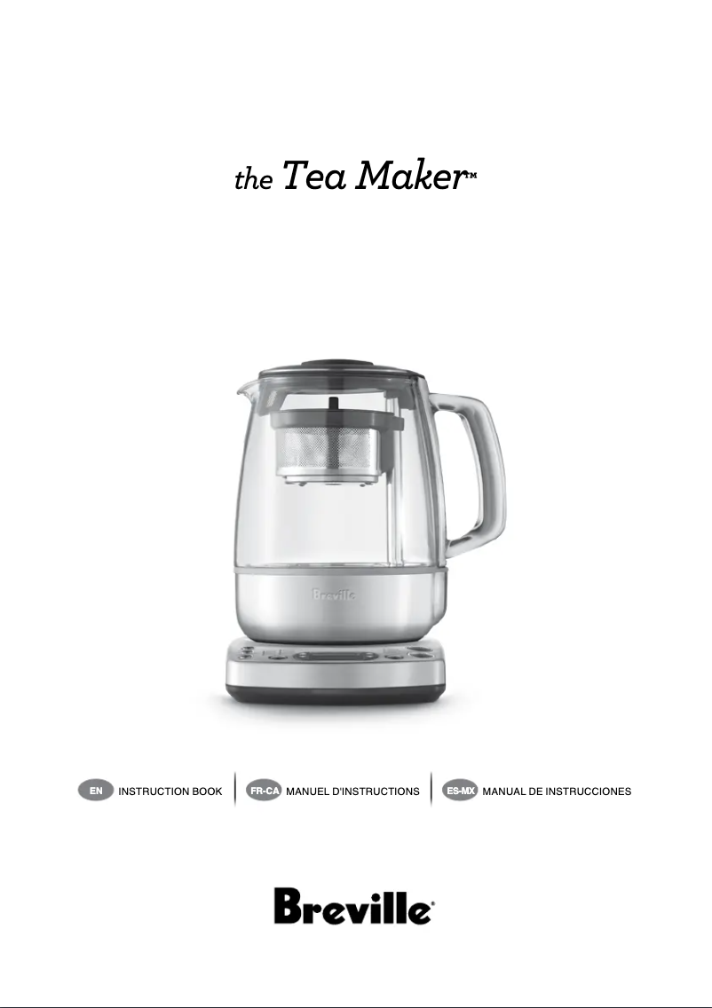Page 1 de la notice Manuel utilisateur Breville the Tea Maker BTM800