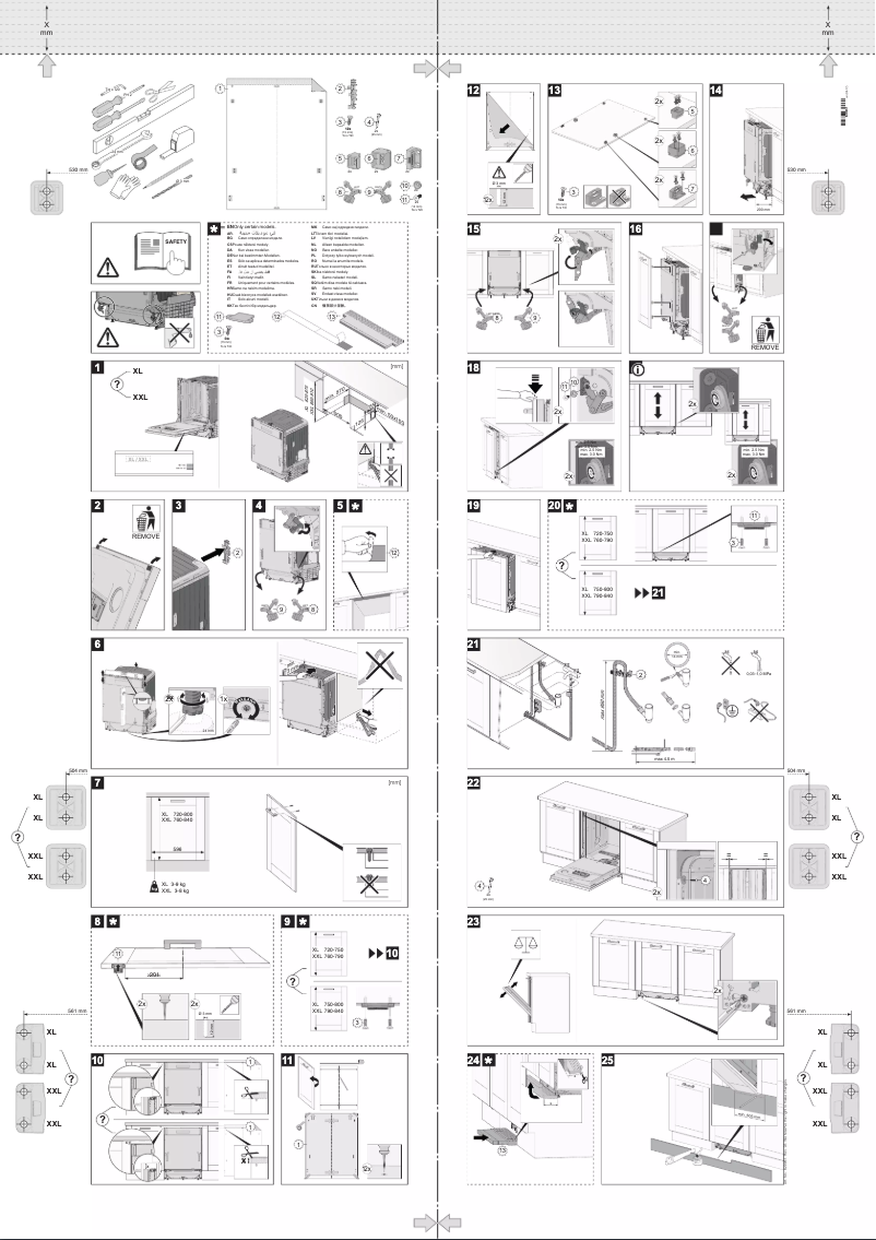 Image de la première page du manuel de l'appareil GVW830XLS